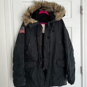 VINTAGE Denim & Supply Ralph Lauren Black Jacket